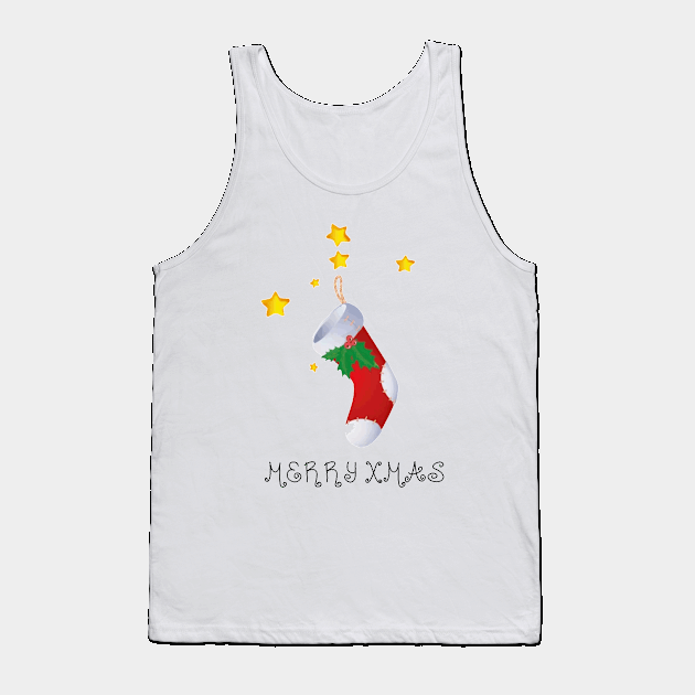 Merry Xmas Tank Top by Dorran